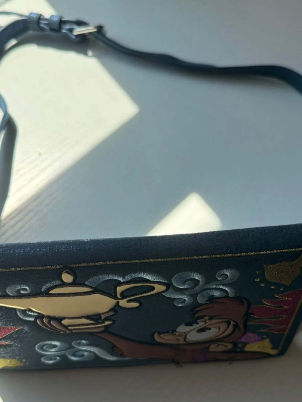 Danielle Nicole Disney Aladdin Abu Genie Lamp Crossbody Clutch Bag - Picture 2 of 5